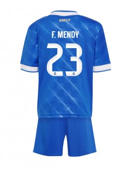 Otroški Nogometna dresi replika Real Madrid Ferland Mendy #23 Tretji 2025-26 Kratek rokav (+ hlače)
